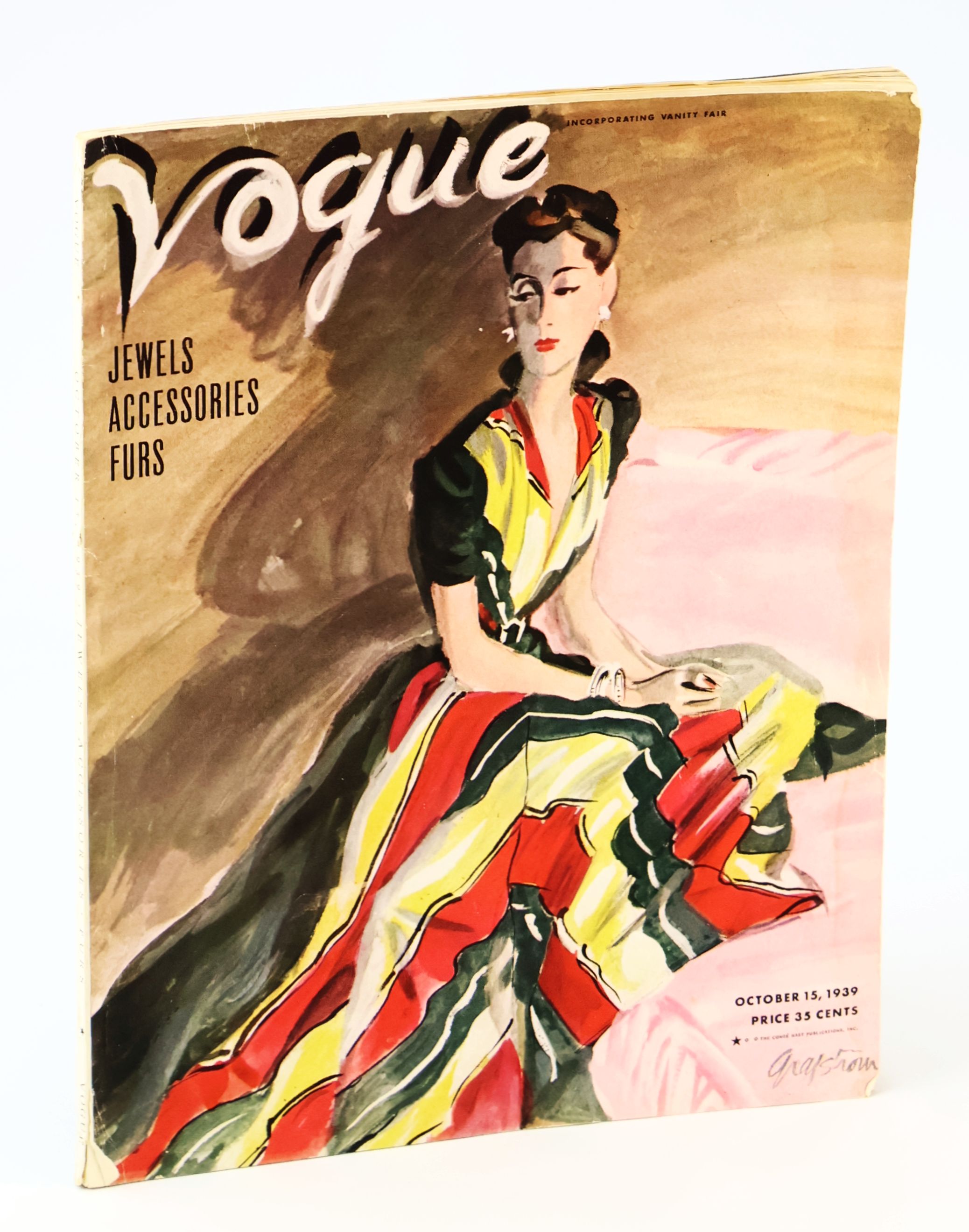 Image for Vogue (American) Incorporating Vanity Fair (Magazine), October 15, 1939 - Ruth Sigrid Grafstrom Cover Vogue (American) Incorporating Vanity Fair (Magazine), October 15, 1939 - Ruth Sigrid Grafstrom Cover