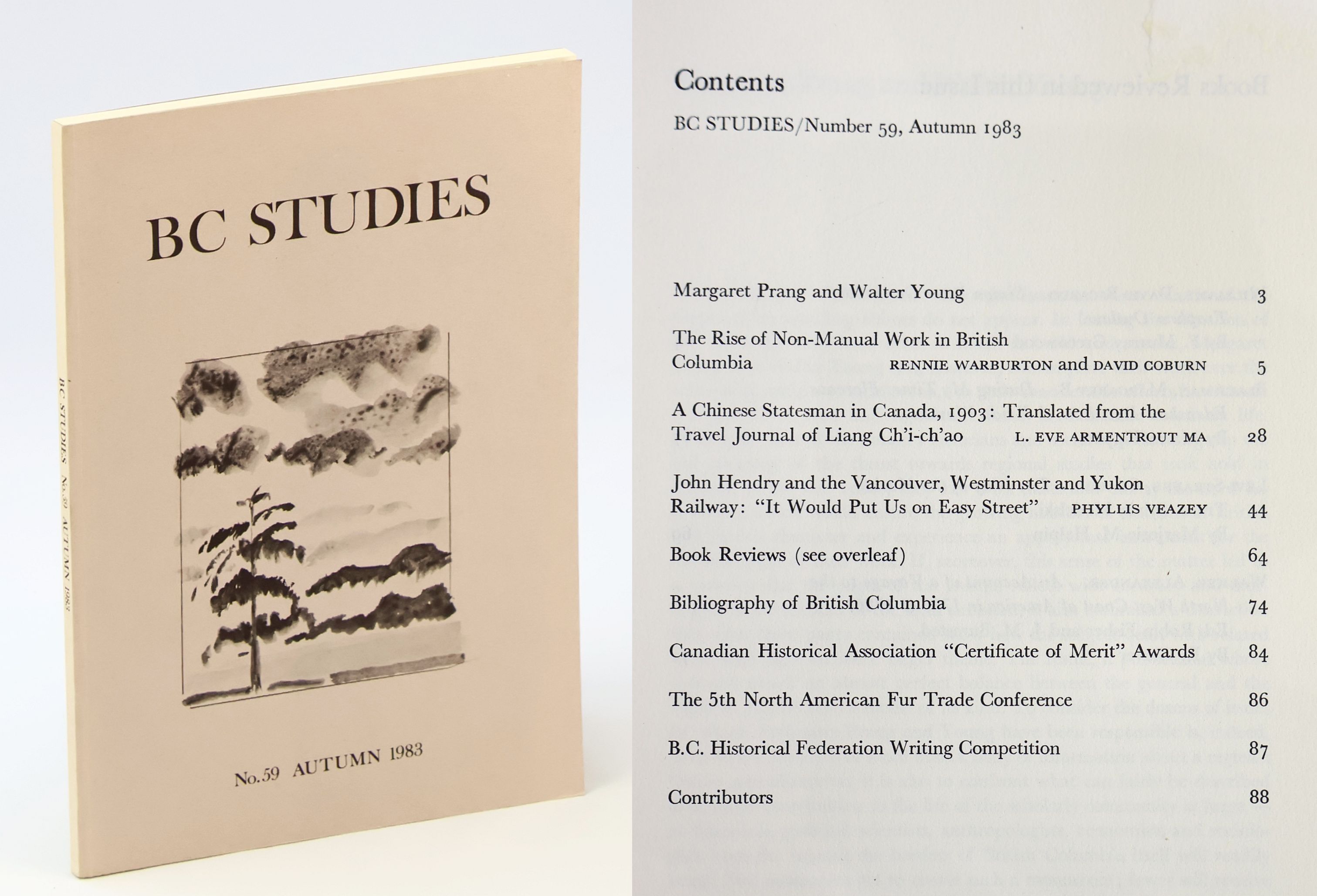 Image for BC Studies, No. 60 Winter 1983-84 - Japan's Reaction to the Vancouver Riot of 1907 BC Studies, No. 60 Winter 1983-84 - Japan's Reaction to the Vancouver Riot of 1907