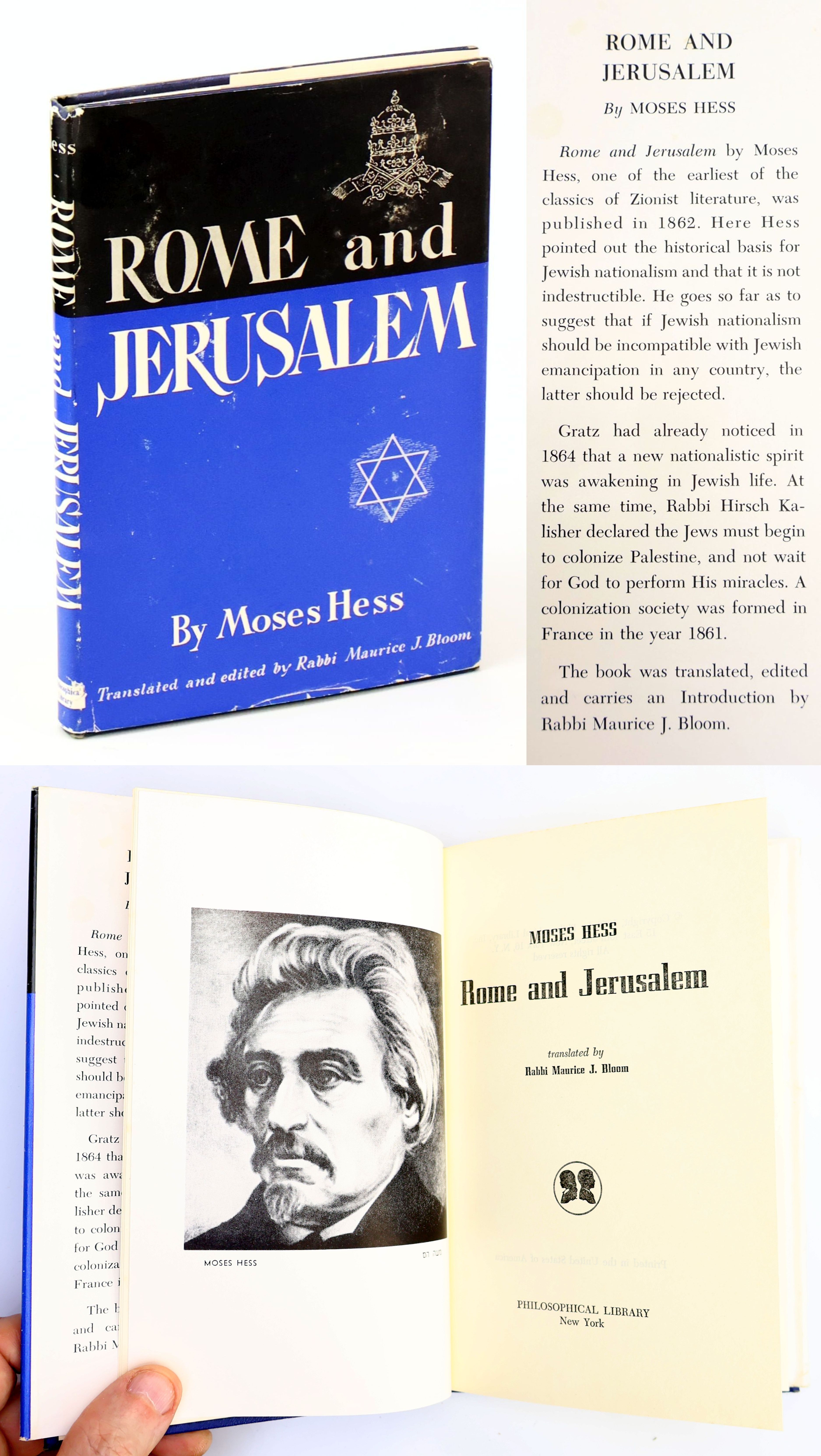 Rome and Jerusalem [A Study in Jewish Nationalism]