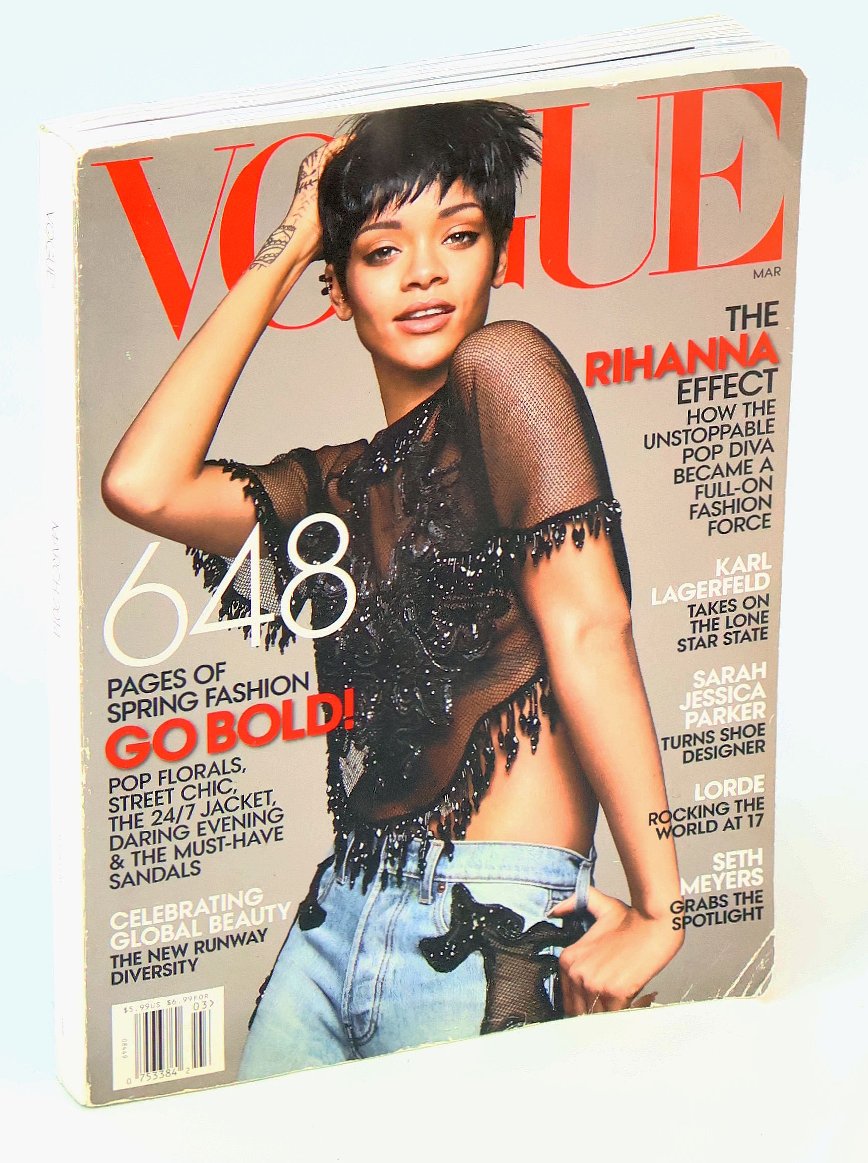 Image for Vogue Magazine (U.S.), March 2014 - Rihanna Cover Vogue Magazine (U.S.), March 2014 - Rihanna Cover
