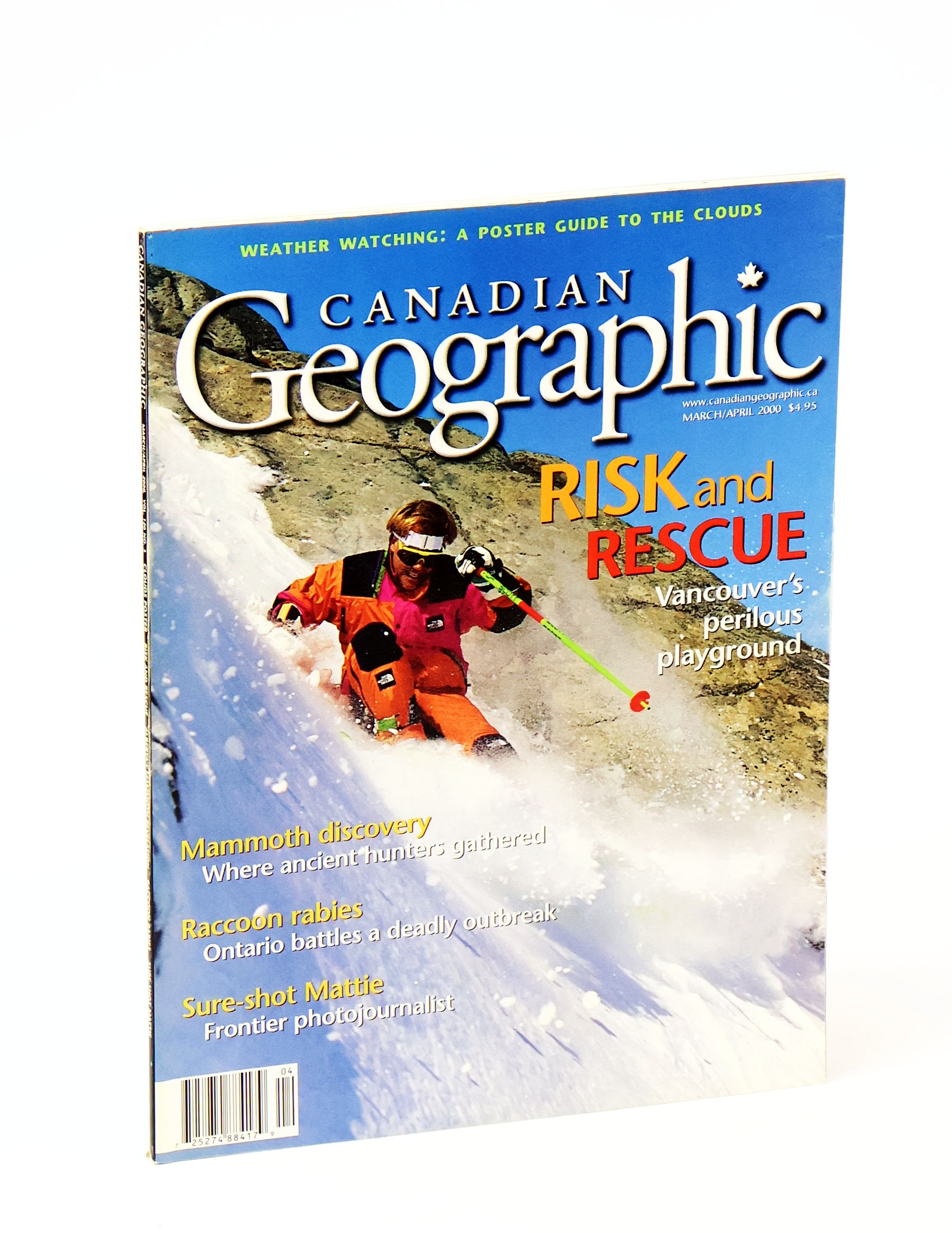 Image for Canadian Geographic Magazine, March/April 2000 - Vancouver's Perilous North Shore Playground Canadian Geographic Magazine, March/April 2000 - Vancouver's Perilous North Shore Playground