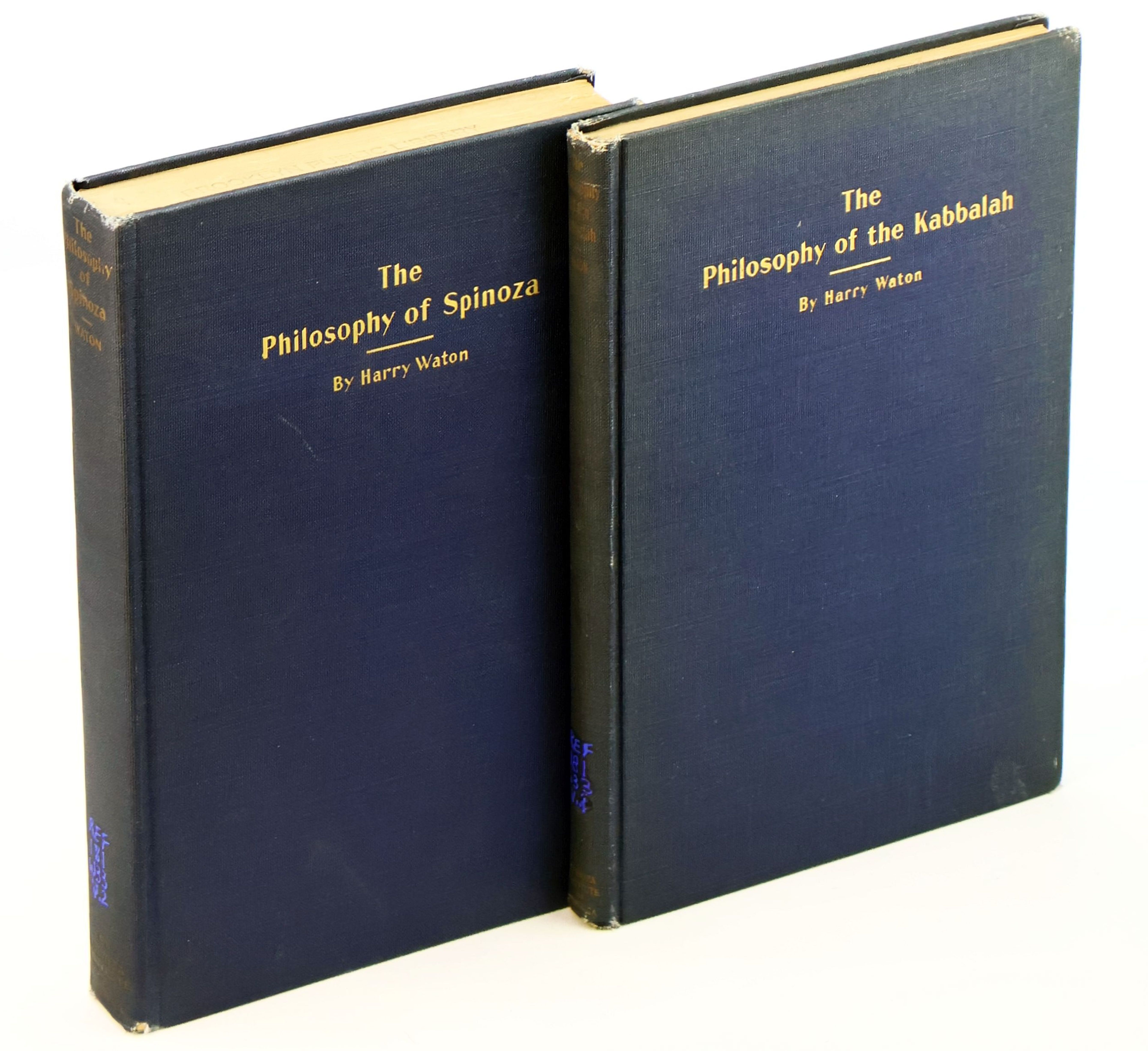The Kabbalah and Spinoza's Philosophy As a Basis for an Idea of Universal History - Complete in Two Volumes: Book One - The Philosophy of the Kabbalah; Book Two - The Philosophy of Spinoza