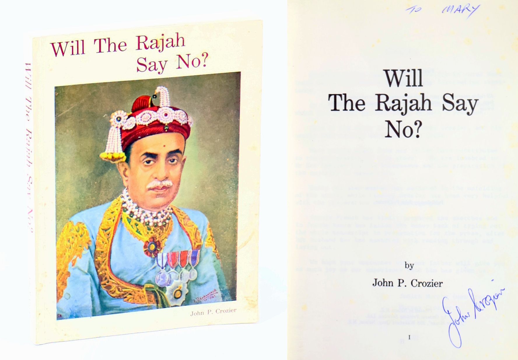 Image for Will The Rajah Say No Will The Rajah Say No