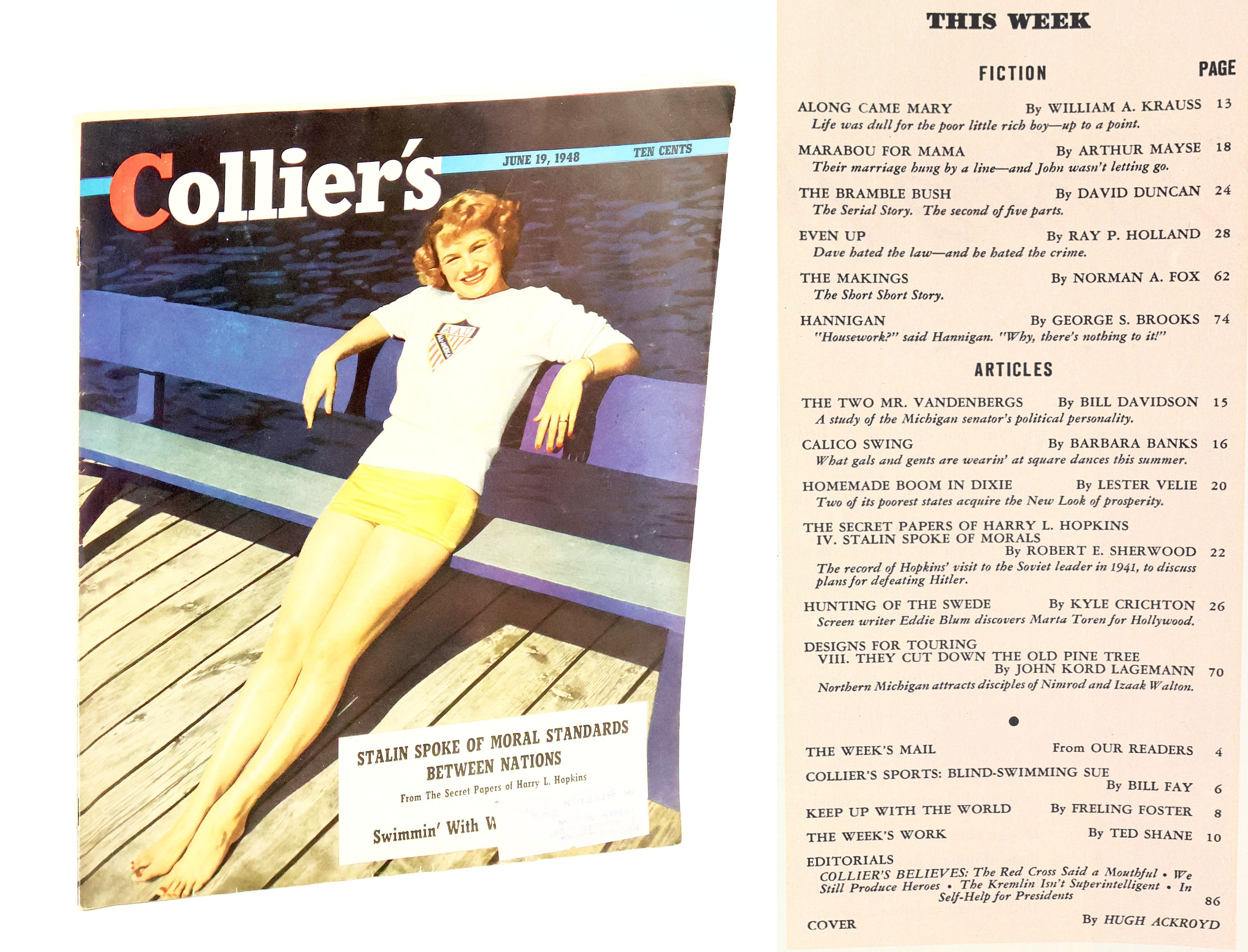 Collier's Magazine, June 19, 1948 - The Secret Papers of Harry L. Hopkins (Part 4)
