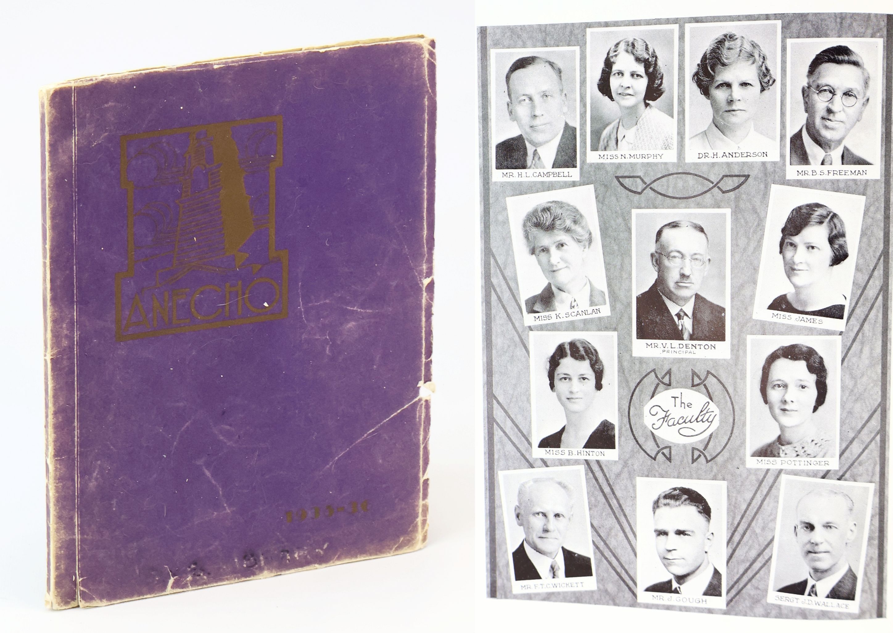 Anecho 1935-1936 - The Yearly Publication [Yearbook] of the Provincial Normal School, Victoria, B.C.