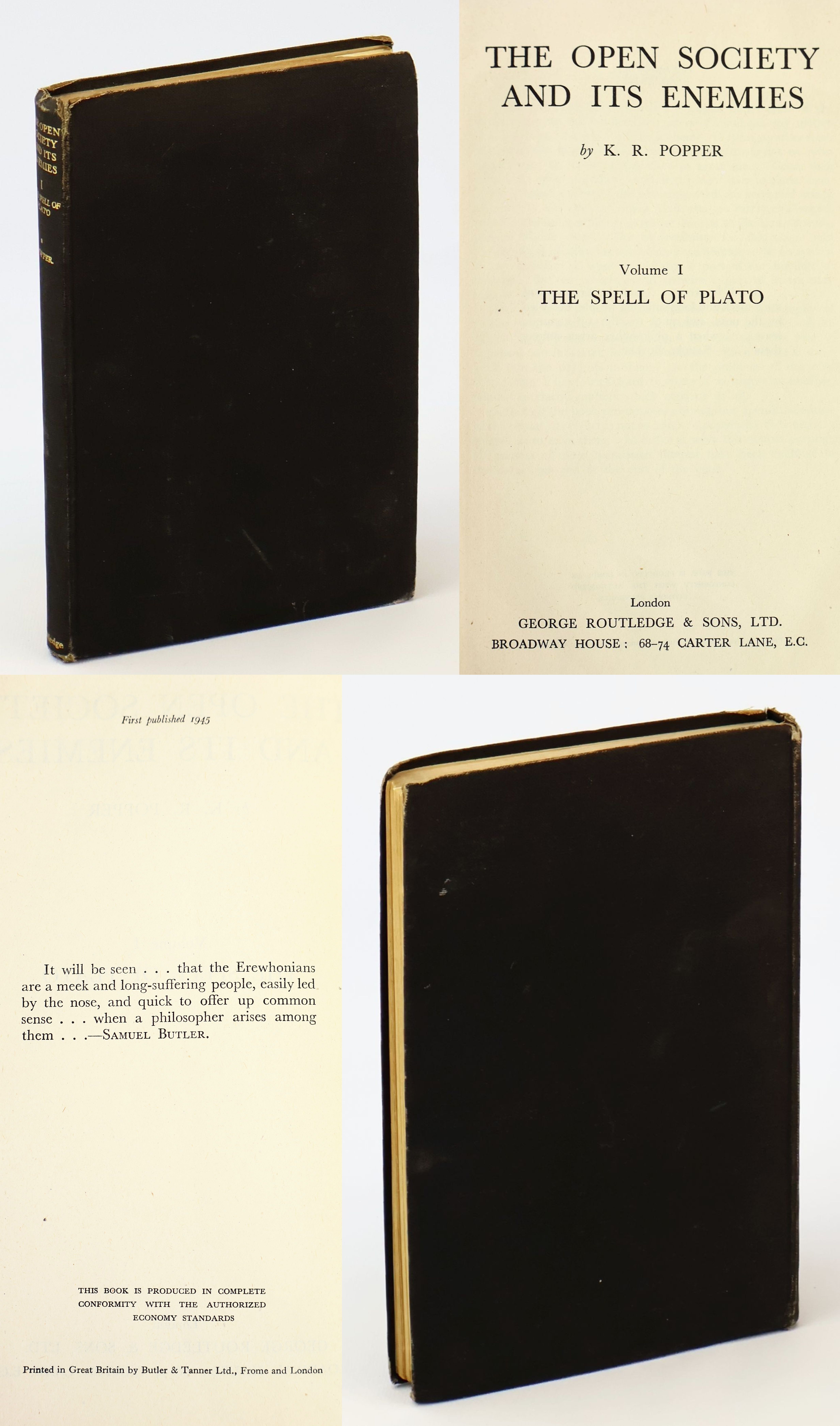 The Open Society And Its Enemies - Volume I [only], The Spell of Plato