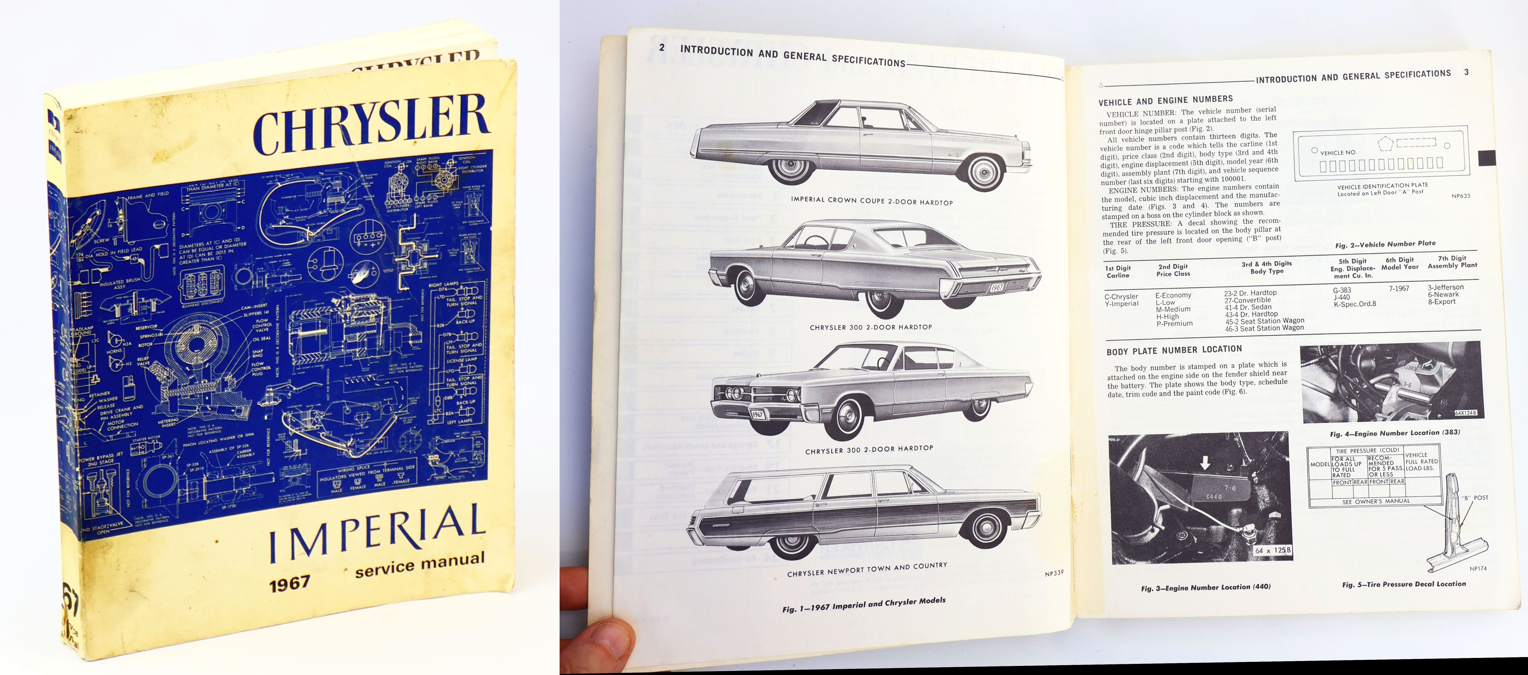 1967 Chrysler Imperial Service Manual (81-070-7150)
