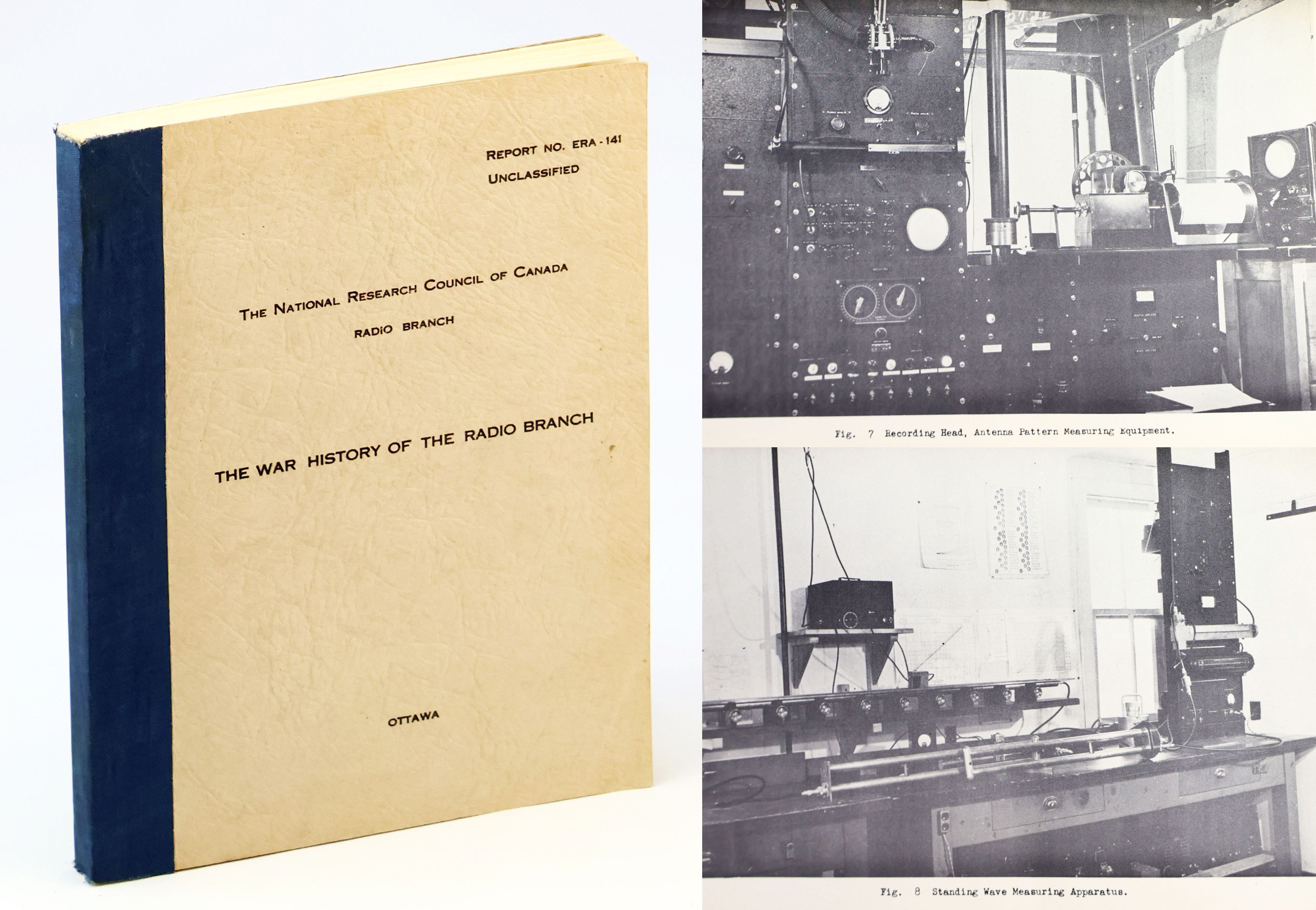 The War History of the Radio Branch - Report No. ERA - 141, Unclassified [The National Research Council of Canada - Radio Branch]