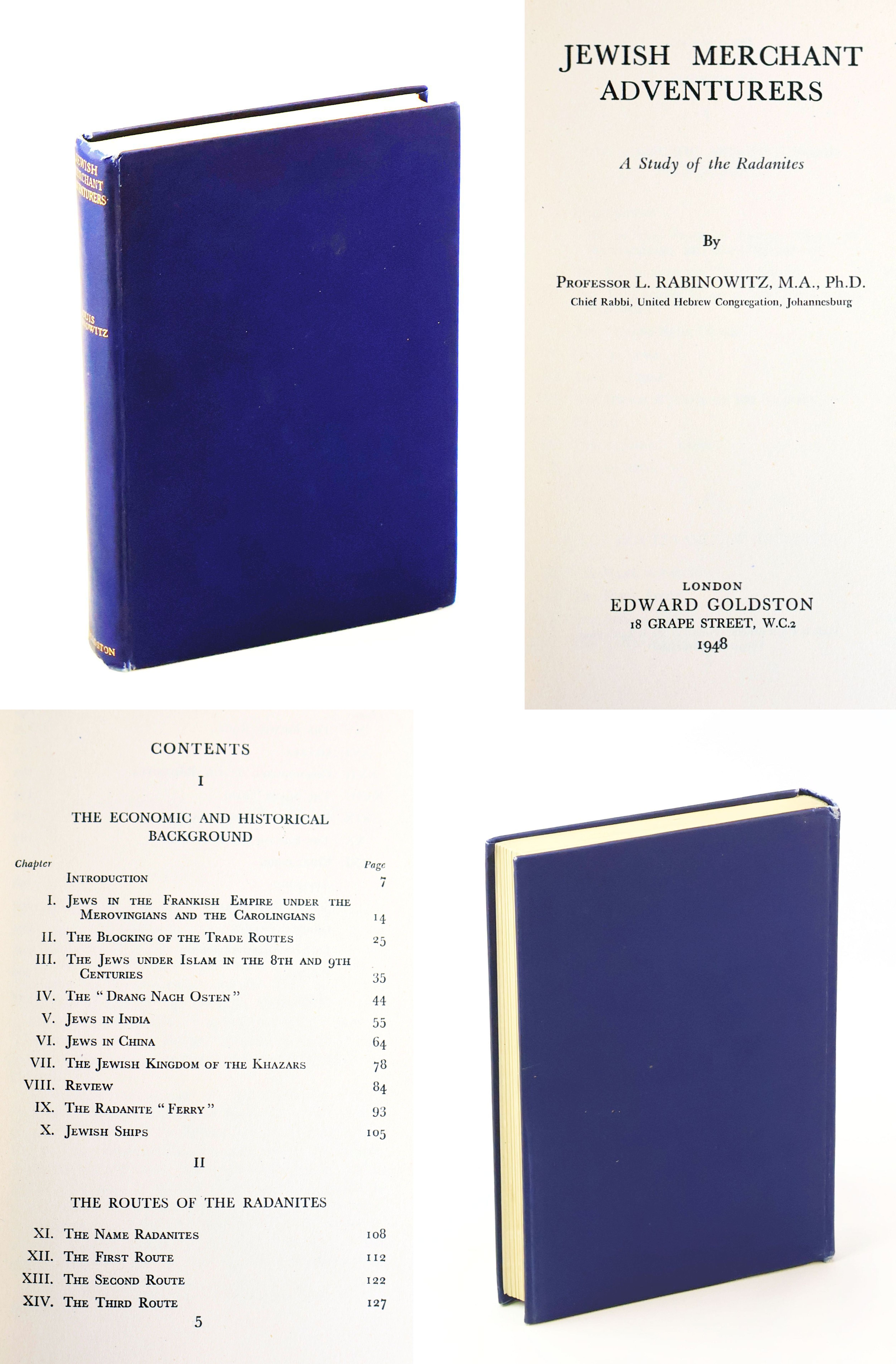 Image for Jewish Merchant Adventurers - A Study of the Radanites Jewish Merchant Adventurers - A Study of the Radanites