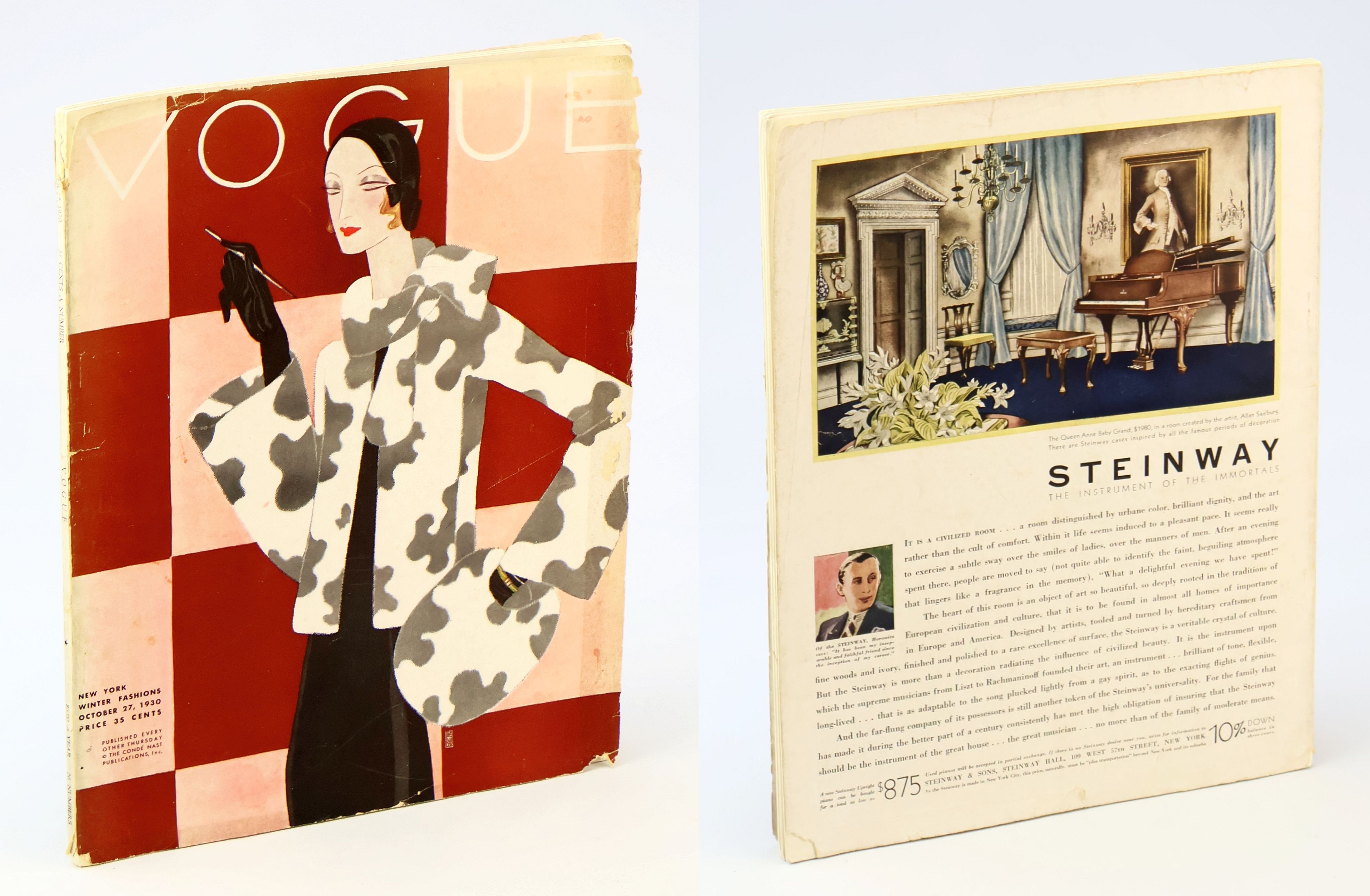 Vogue [U.S.] October 27, 1930, Vol. No. 76 No. 9, Whole No. 1398 - New York Winter Fashions