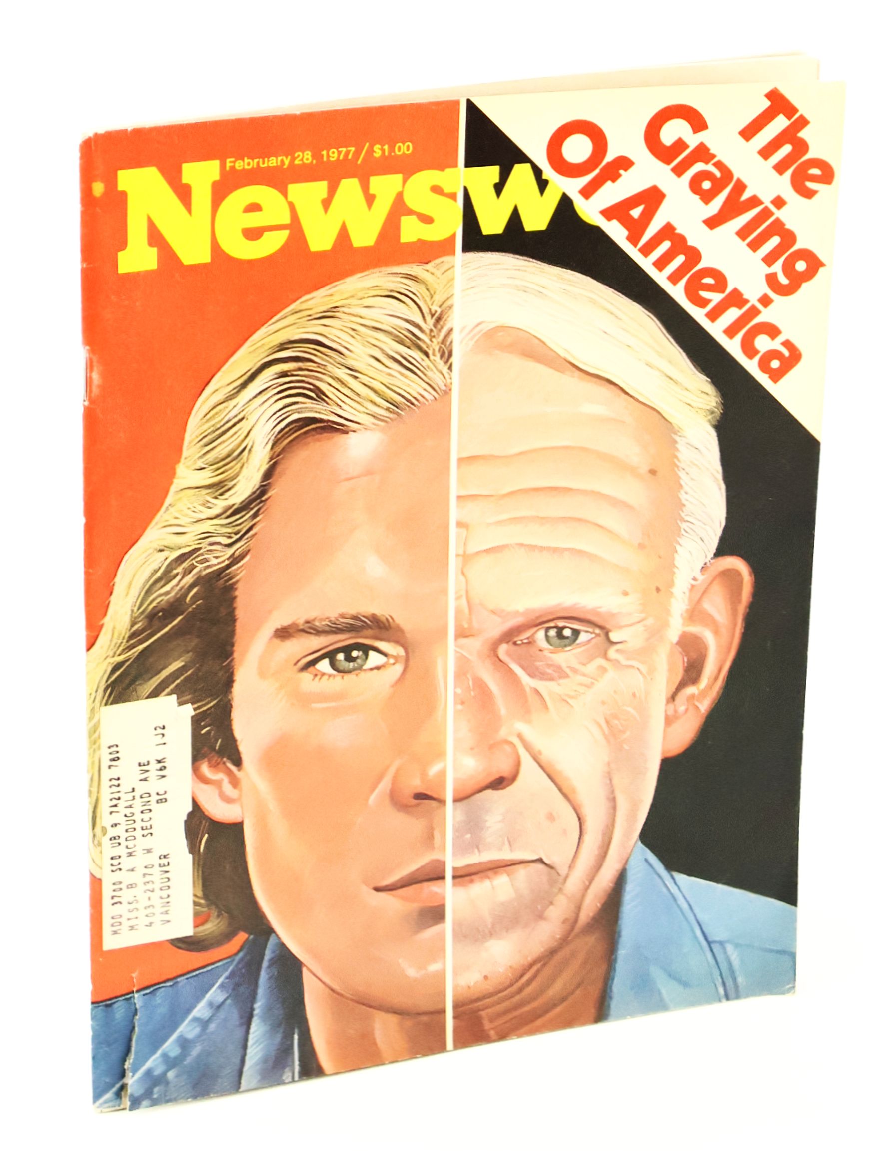 Newsweek Magazine, February 28, 1977 - The Graying of America