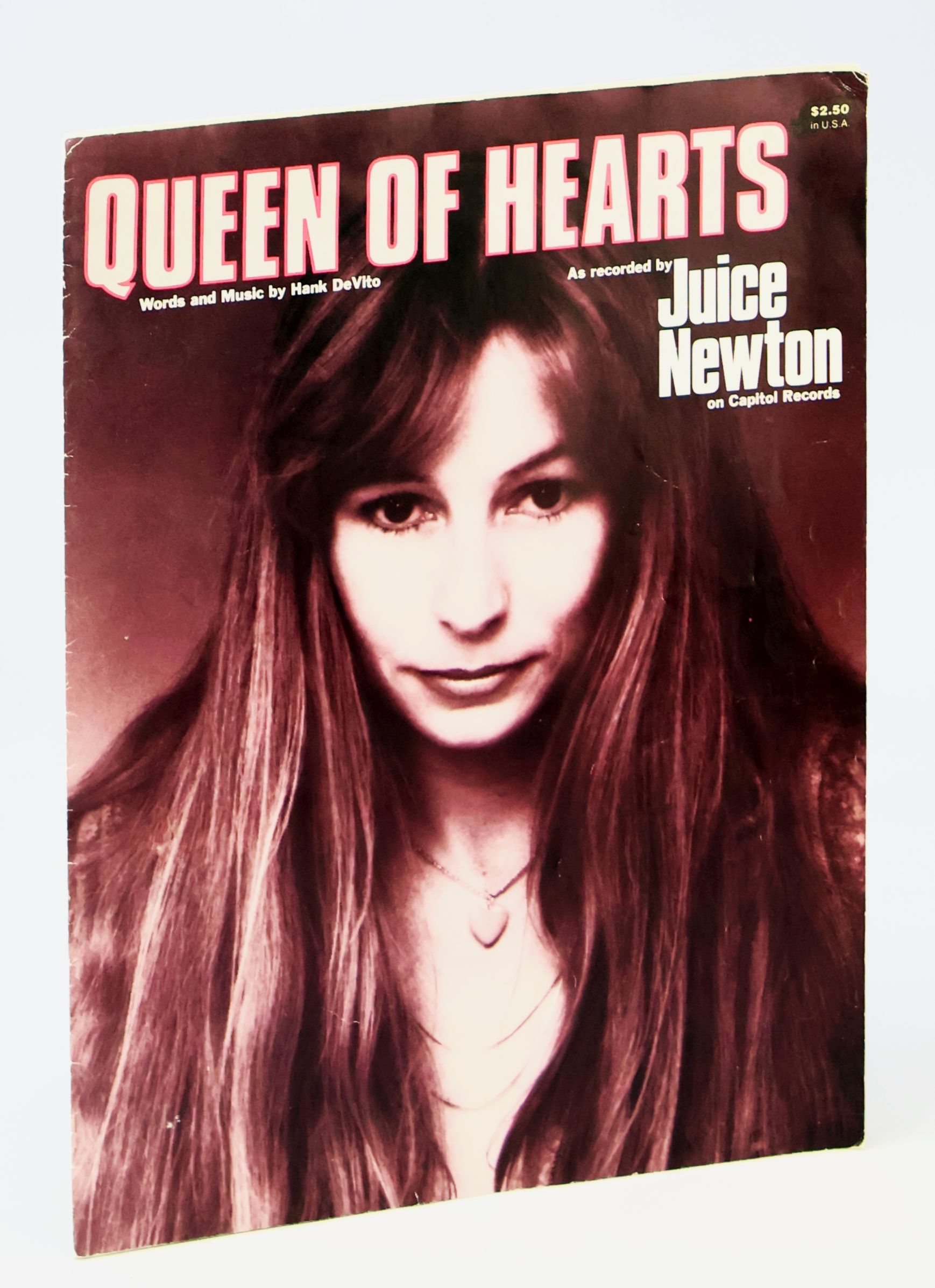 Queen Of Hearts - As Recorded by Juice Newton on Capital Records - Piano Sheet Music with Lyrics and Guitar Chords