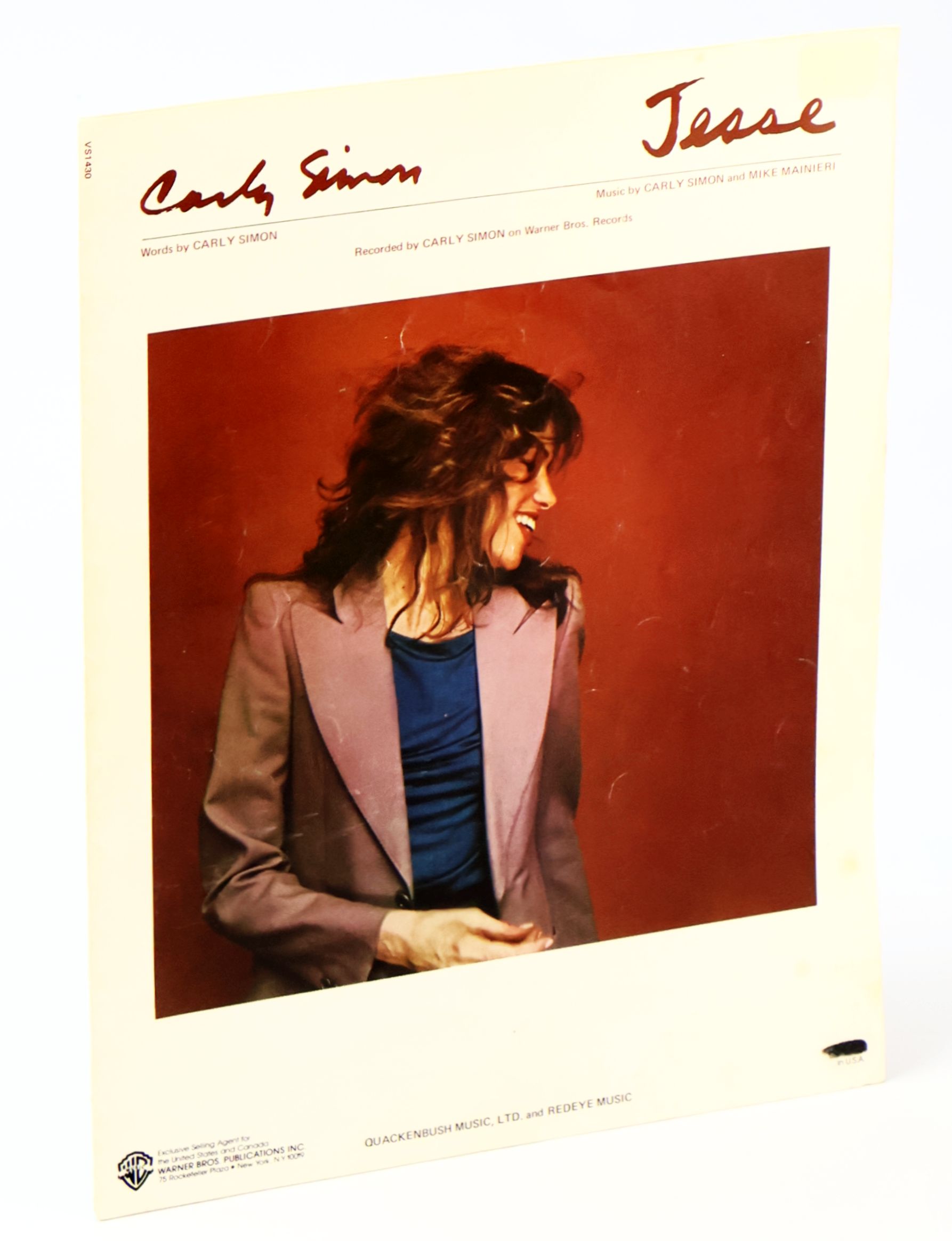 Jesse - Carly Simon: Piano Sheet Music With Lyrics and Guitar Chords