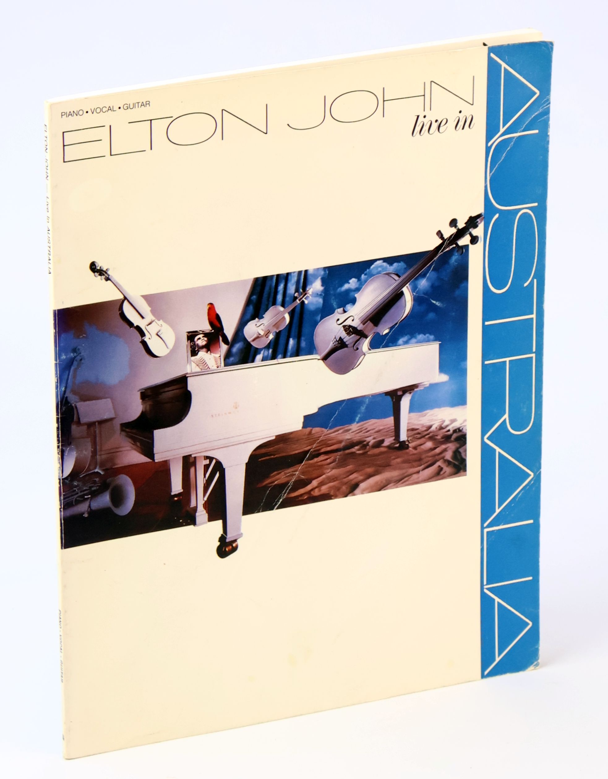 Image for Elton John Live in Australia - Songbook With Piano Sheet Music, Lyrics and Guitar Chords Elton John Live in Australia - Songbook With Piano Sheet Music, Lyrics and Guitar Chords